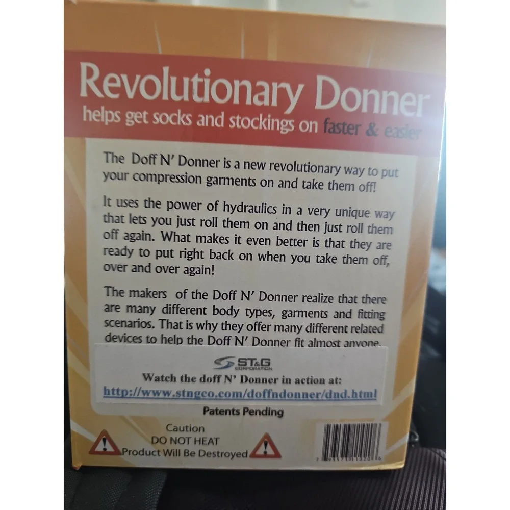 Doff N' Donner Compression Stocking Aid Original No Cone Two Way Action
